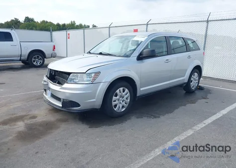 2014 Dodge Journey American Value Pkg из США, поврежденный, VIN 3C4PDCAB3ET151669